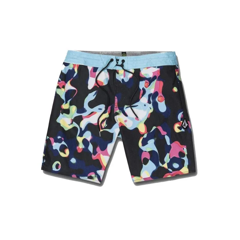 Pantalones cortos Volcom Saturate Stoney 19 para hombre (negro)