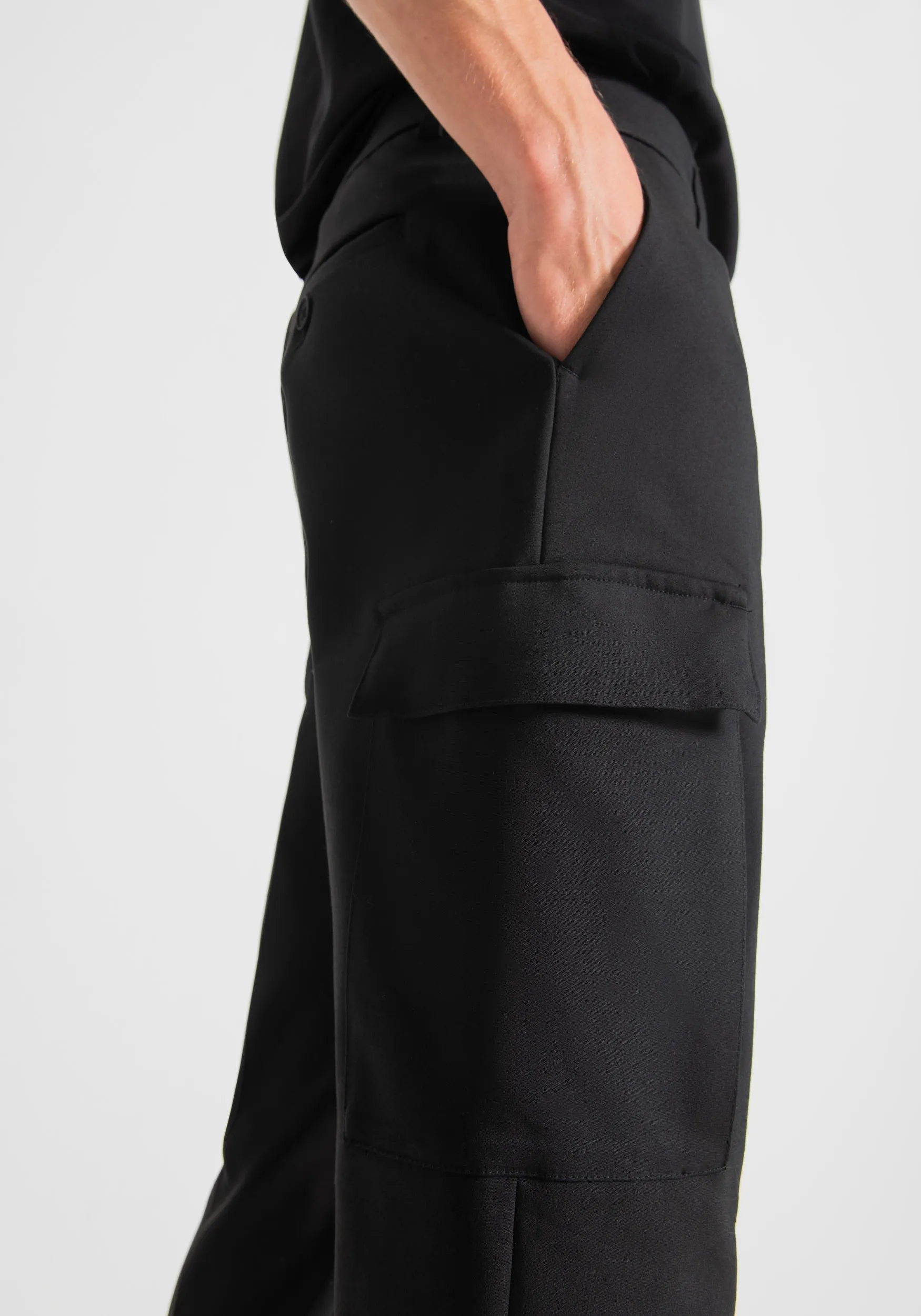 PANTALONES SKINNY FIT «BJORN» DE MEZCLA DE ALGODÓN ELÁSTICO CON CREMALLERA EN EL BAJO