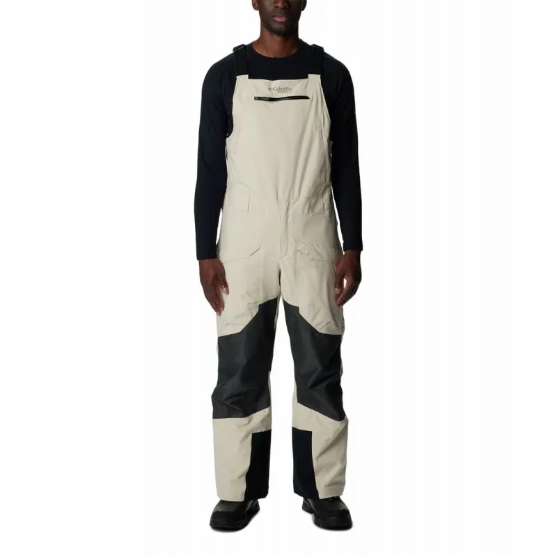 Pantalón con peto para hombre Columbia Highland Summit (Piedra oscura, Negro)