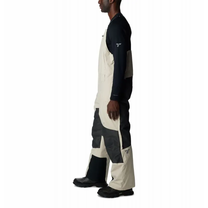 Pantalón con peto para hombre Columbia Highland Summit (Piedra oscura, Negro)