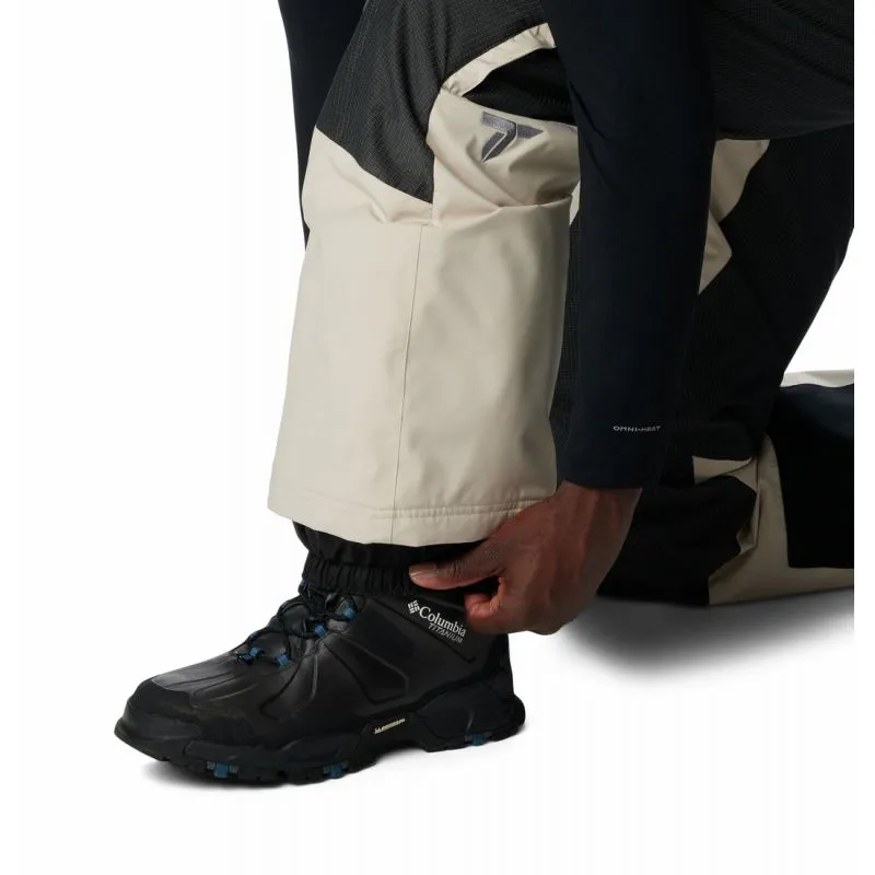 Pantalón con peto para hombre Columbia Highland Summit (Piedra oscura, Negro)