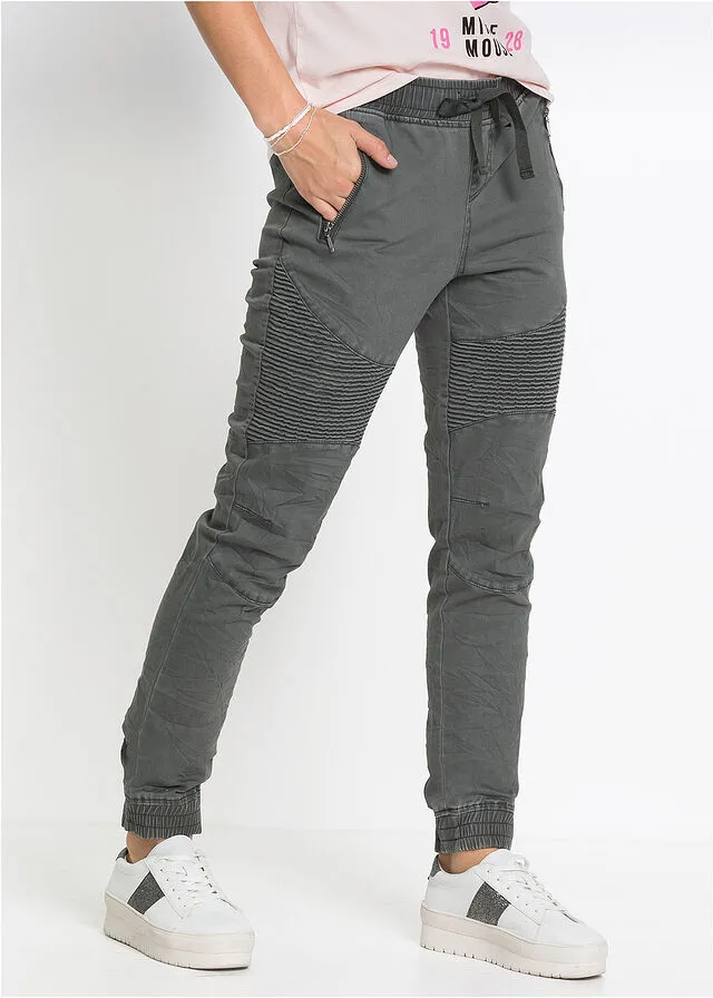 Pantalón de aspecto casual Gris oscuro usado