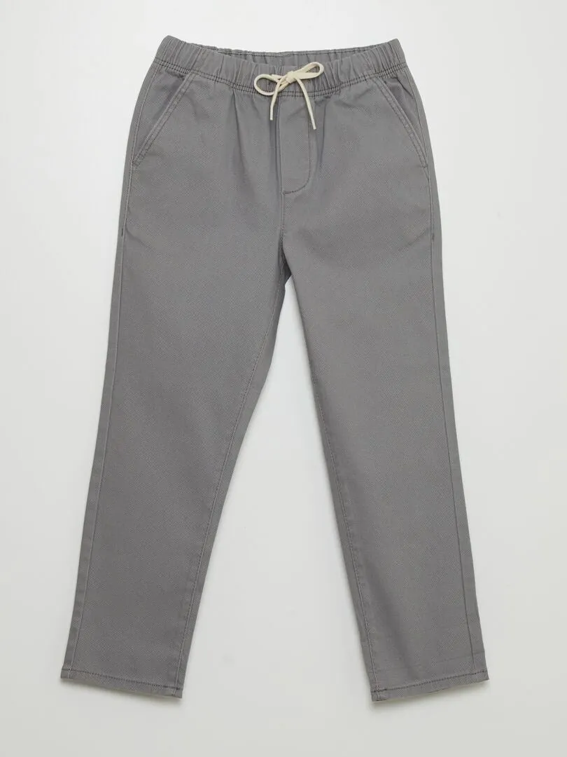 PANTALóN TIPO 'JOGGER'  GRIS