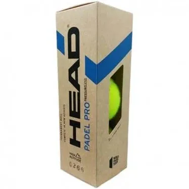 PELOTA HEAD PADEL PRO (PRESURELESS)