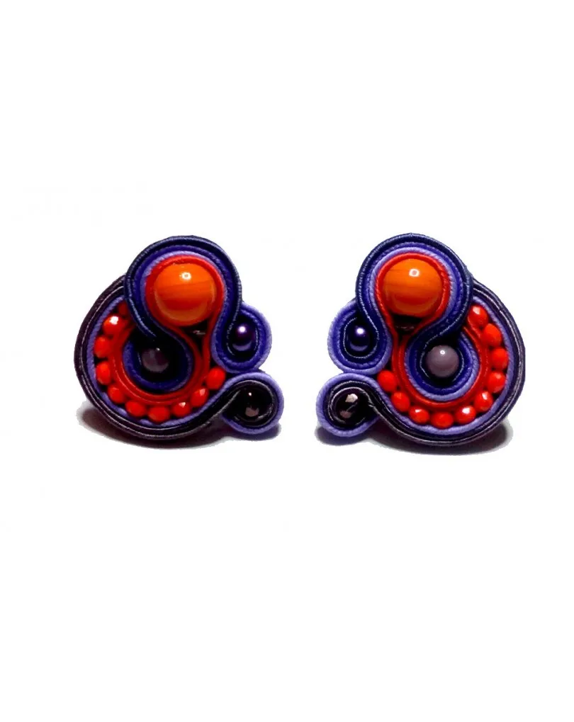 PENDIENTES FLAMENCA DE DISEÑO EL JARDIN DEL DESEO