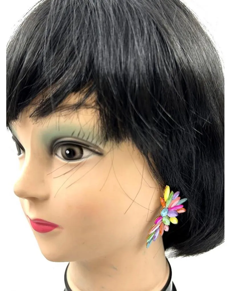 PENDIENTES MUJER MULTICOLOR ACTUAL DISEÑO PARA INVITADAS DE BODA