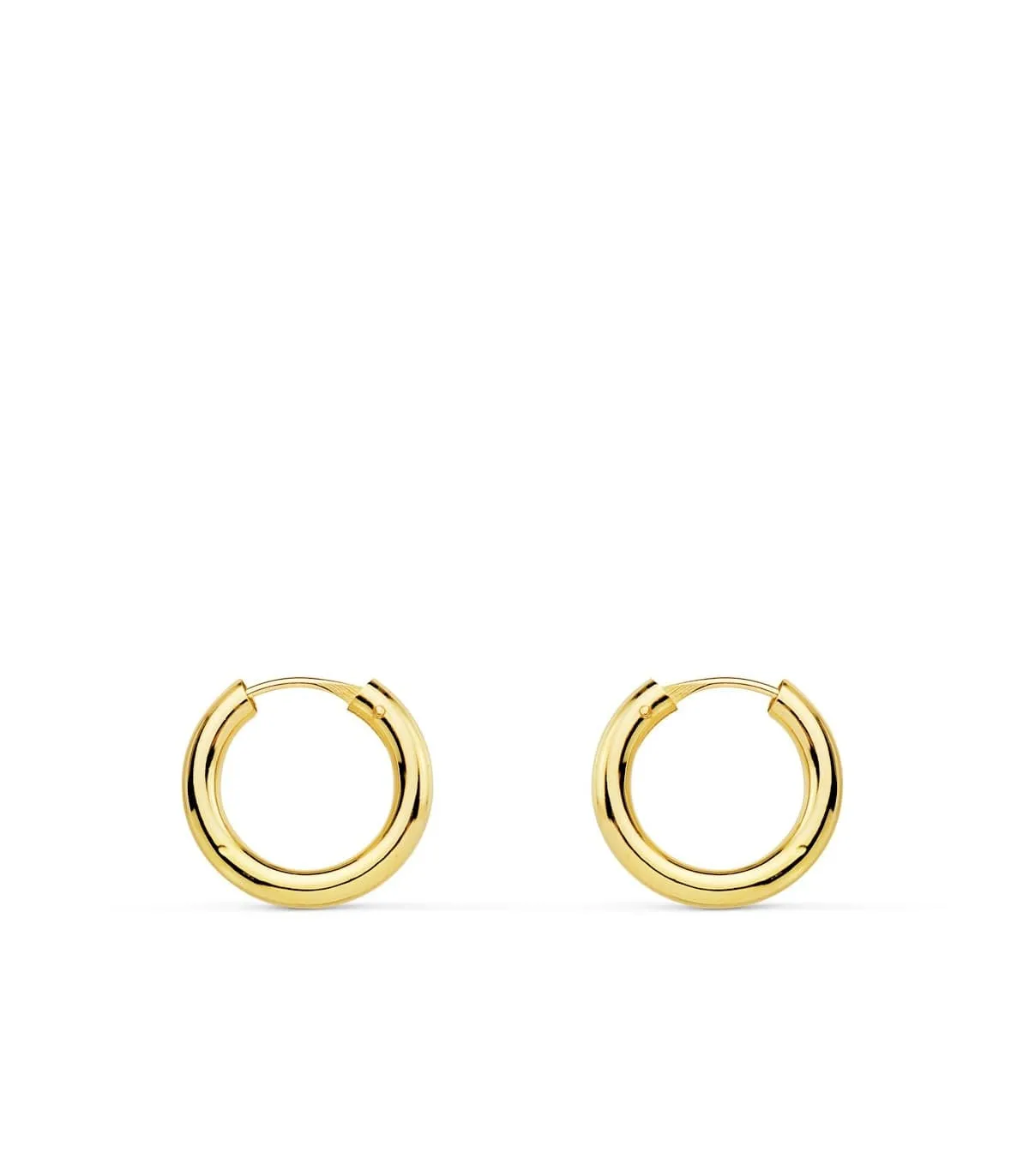 Pendientes oro amarillo Muriel 12mm 18 Ktes