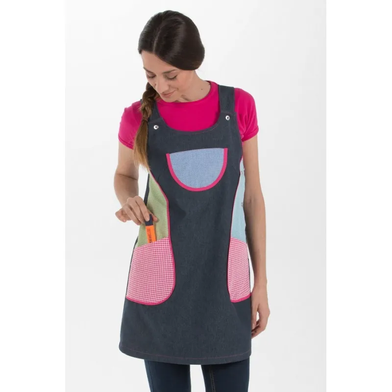 PICHI DE MAESTRA TEJANO CON TEJIDO DE COLORES  DYNEKE