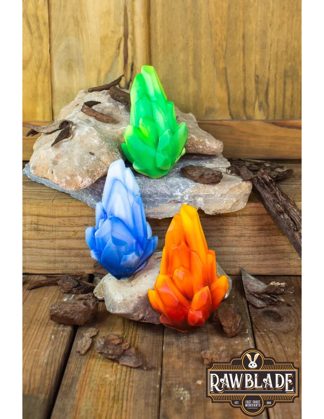 PIEDRA ELEMENTAL PARA LARP  VERDE
