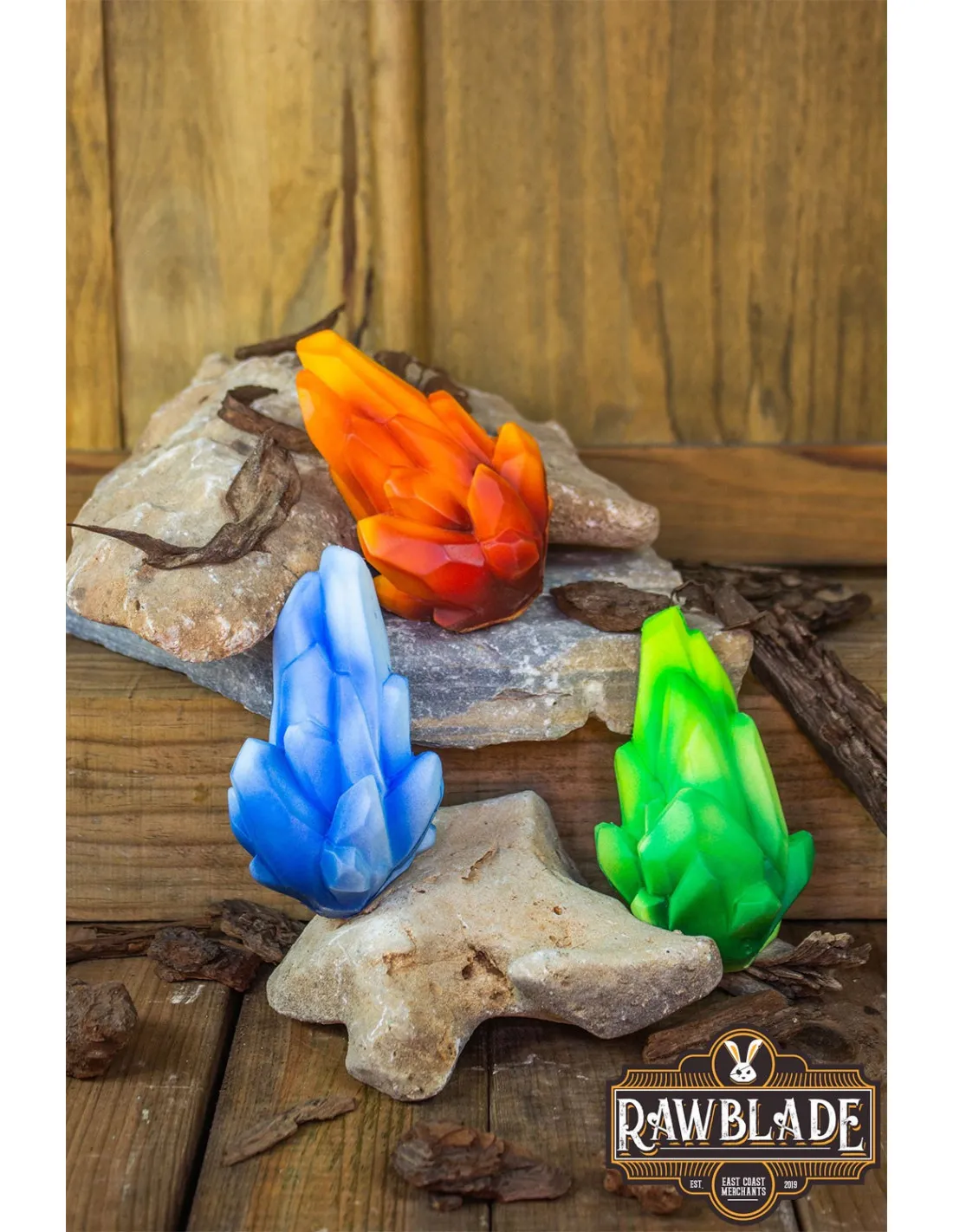 PIEDRA ELEMENTAL PARA LARP  VERDE