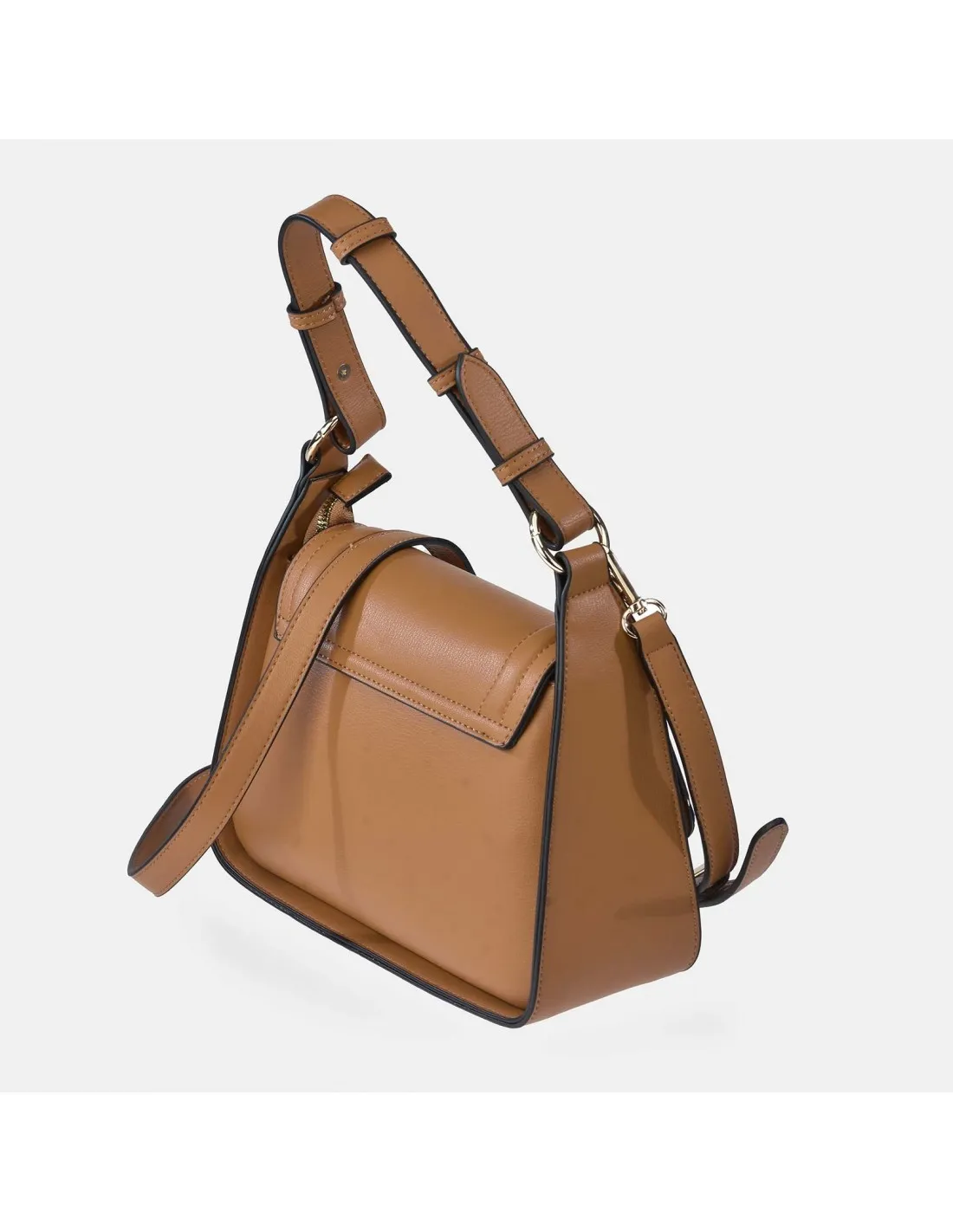 PIERRE CARDIN bolso bandolera con asa de mano y solapa sintético