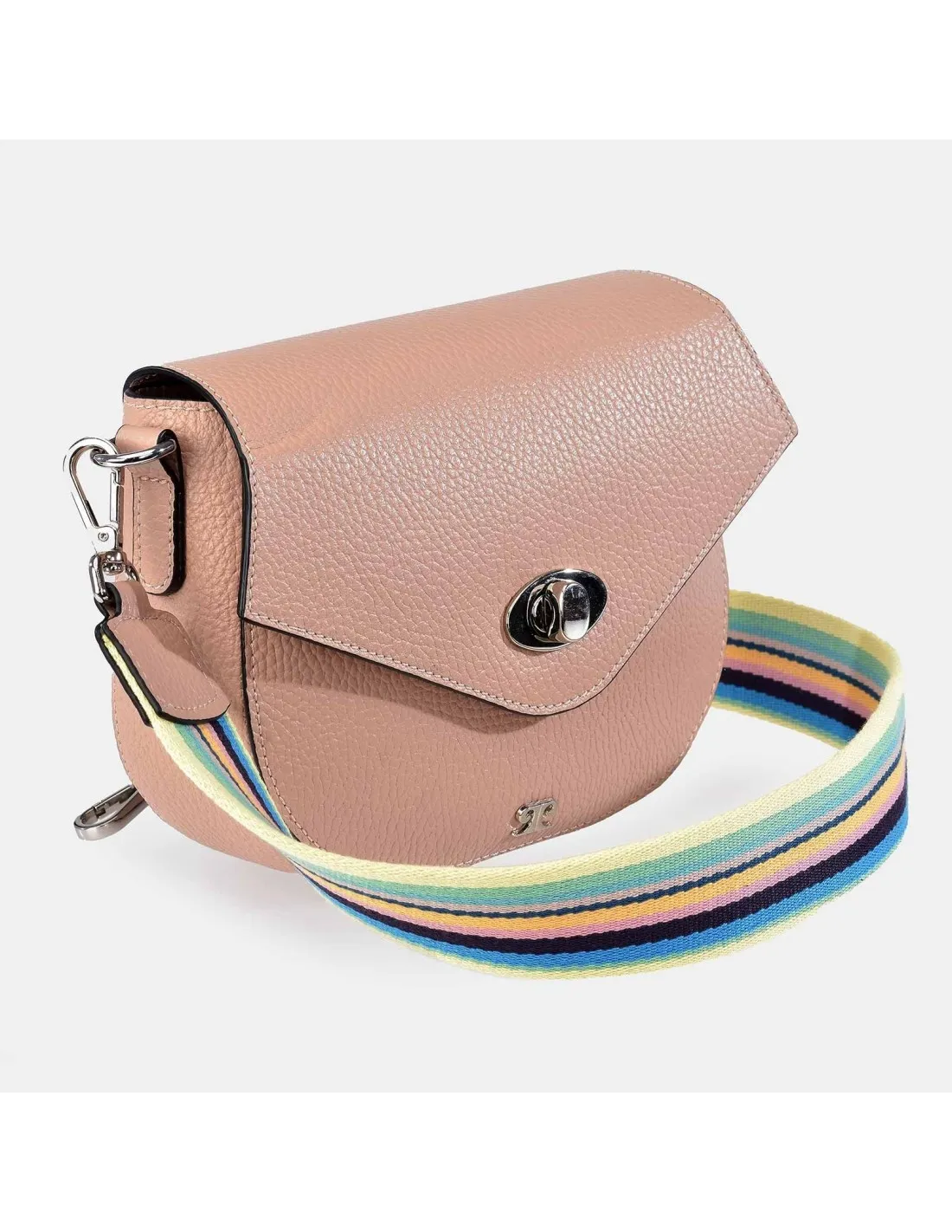 PIERRE CARDIN  Bolso Bandolera intercambiable con solapa para mujer Piel