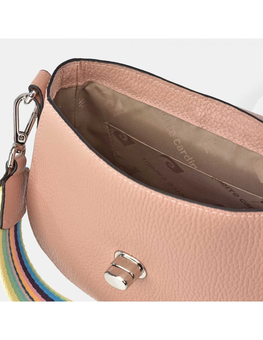 PIERRE CARDIN  Bolso Bandolera intercambiable con solapa para mujer Piel