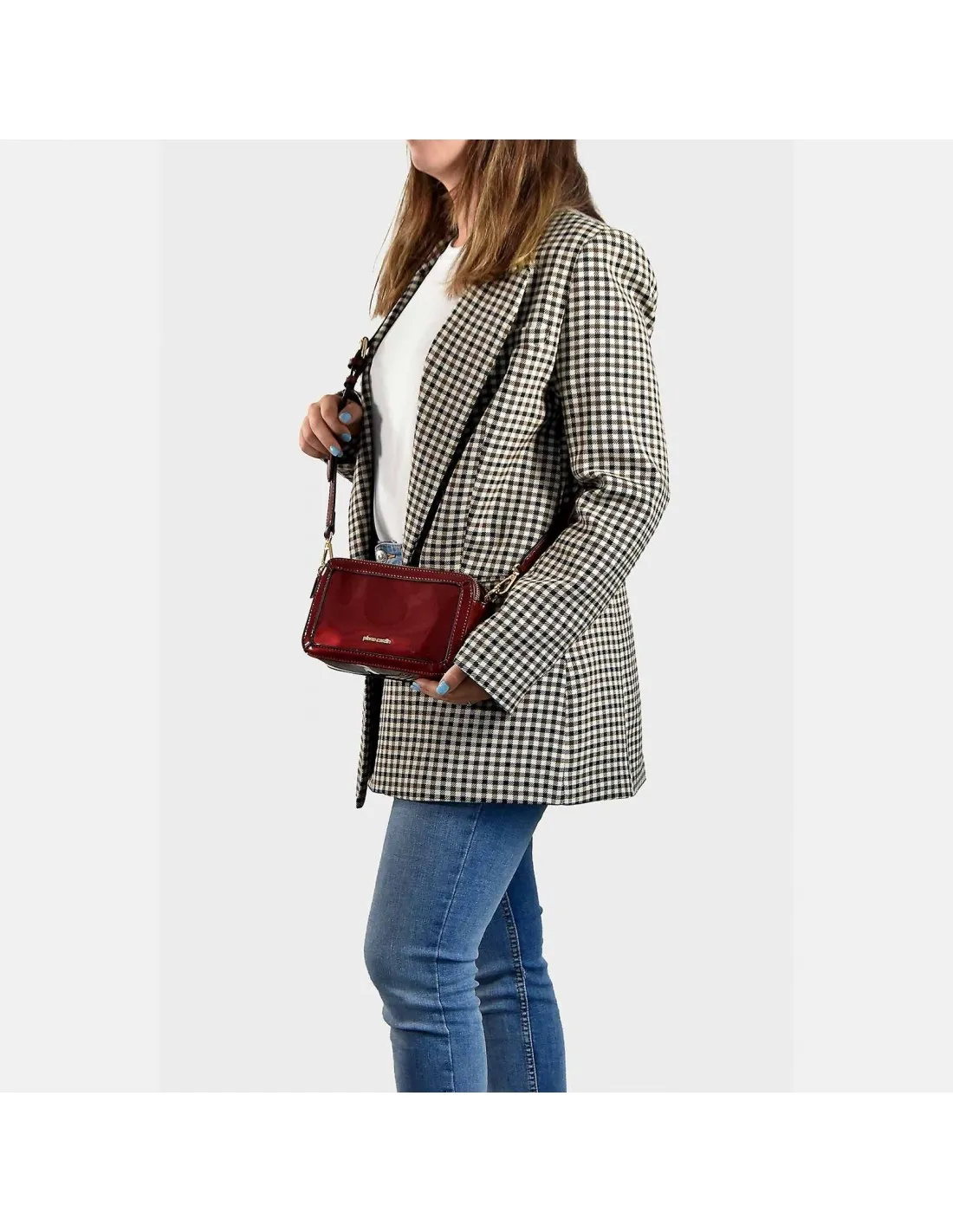 PIERRE CARDIN Bolso de bandolera en Charol para mujer