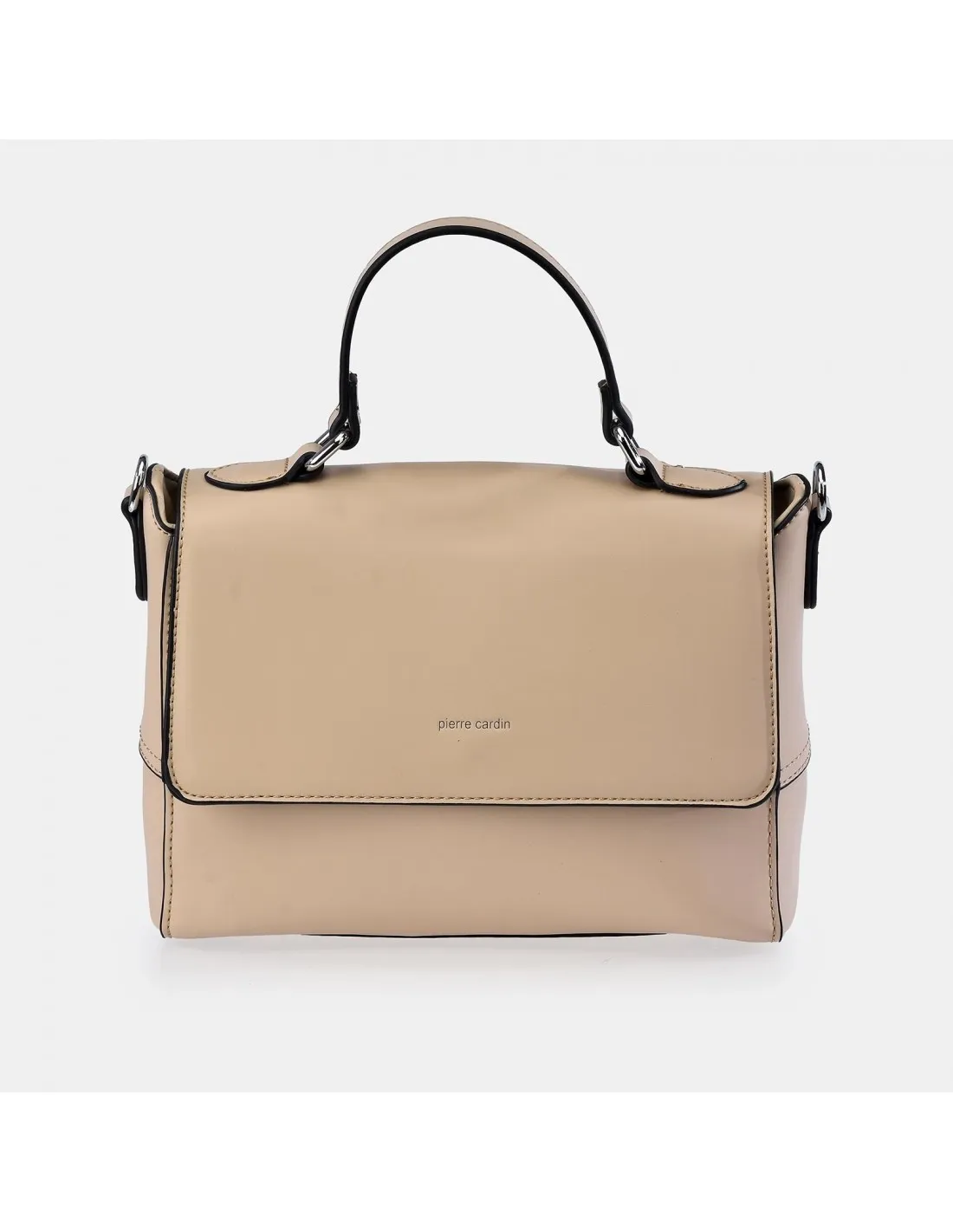 PIERRE CARDIN Bolso de mano para mujer símil piel y piel Napa