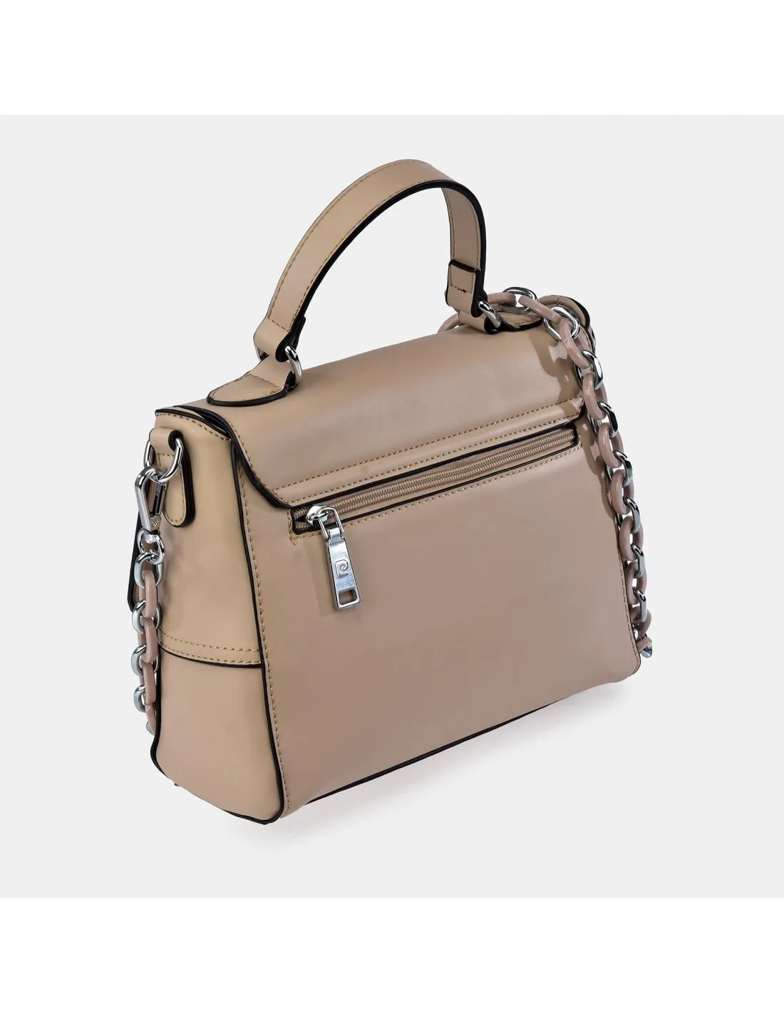 PIERRE CARDIN Bolso de mano para mujer símil piel y piel Napa