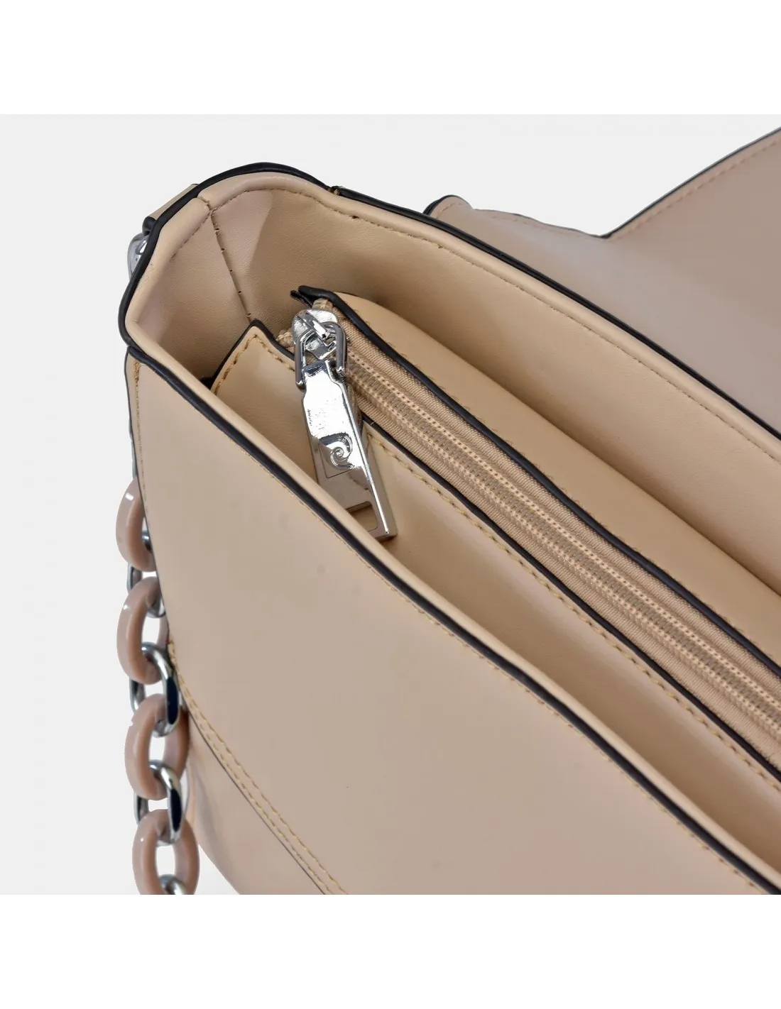 PIERRE CARDIN Bolso de mano para mujer símil piel y piel Napa