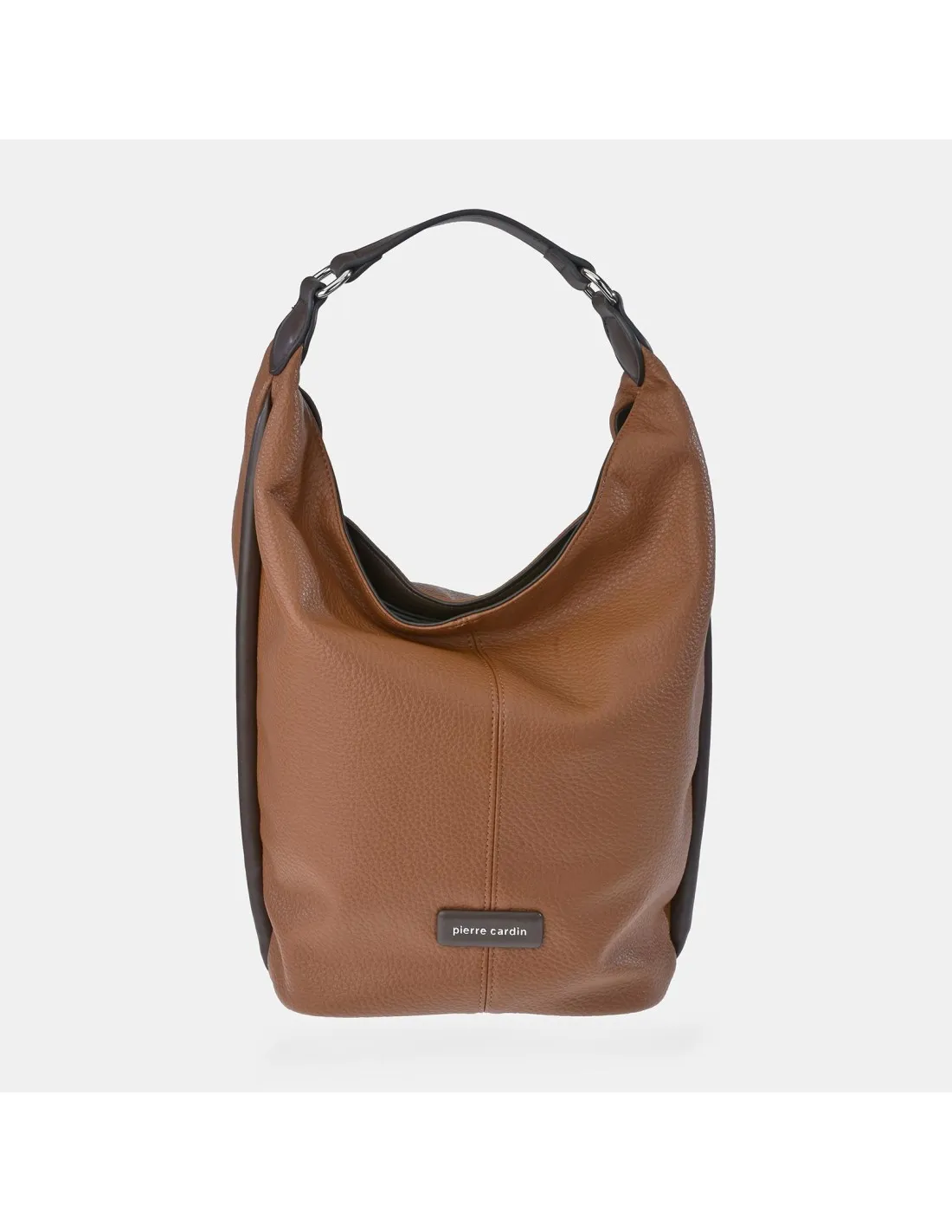 PIERRE CARDIN bolso tote en piel combinada
