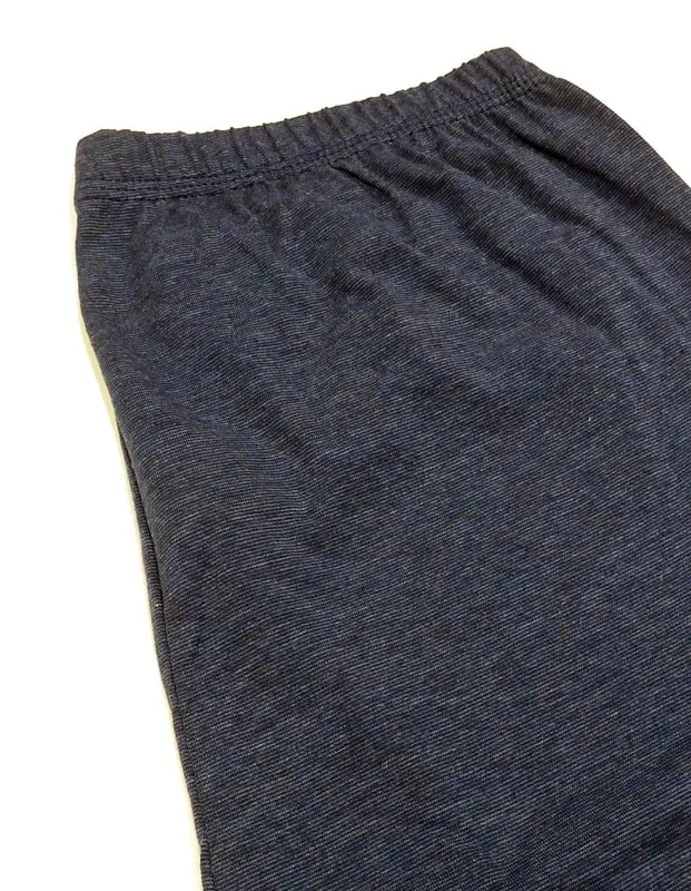 Pijama Massana de verano con cuello redondo en azul marino