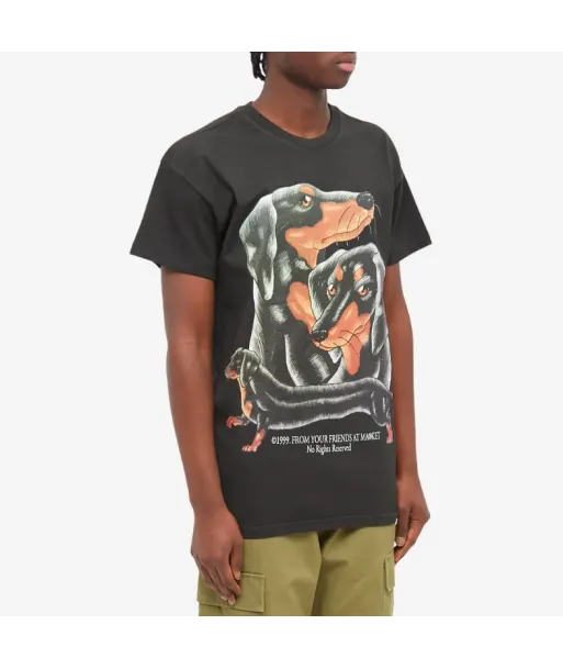 Polera Market Long Bois Negra