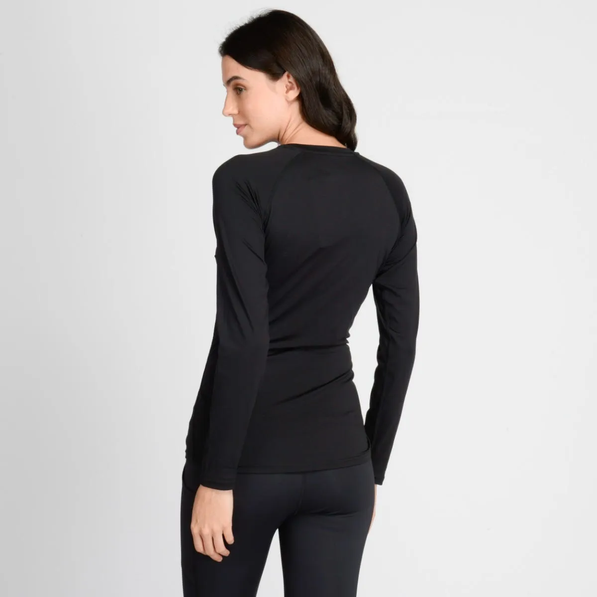 Primera Capa Entrenamiento Mujer La Tournee First Layer Top Negra
