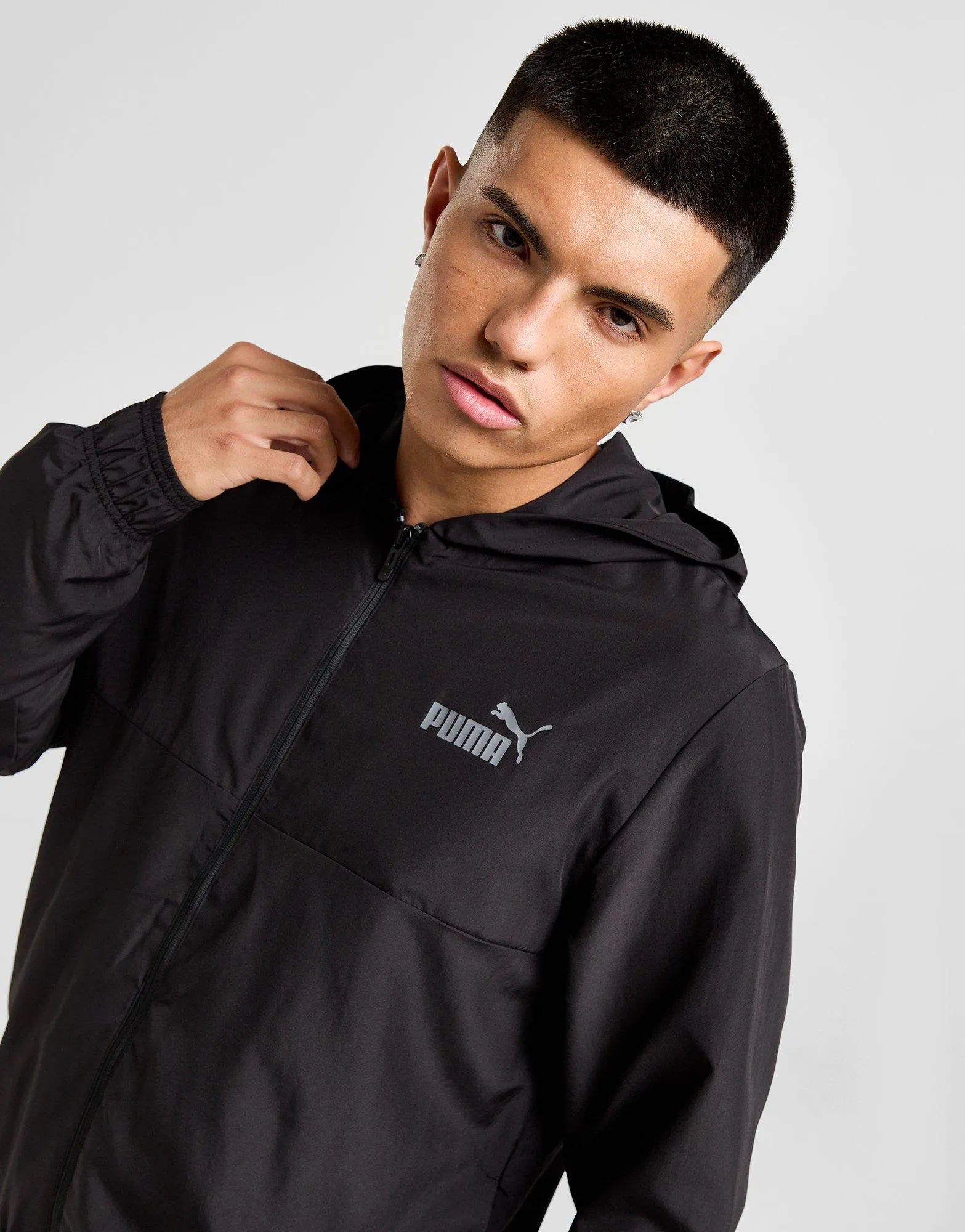 PUMA Chaqueta con capucha Core Woven Full Zip