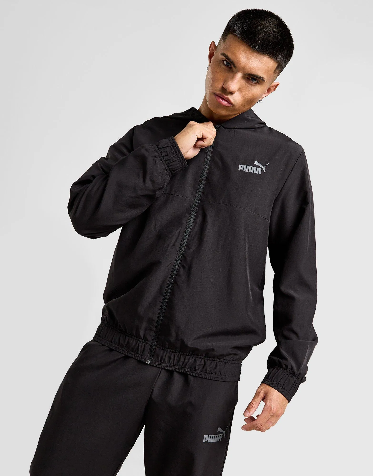 PUMA Chaqueta con capucha Core Woven Full Zip