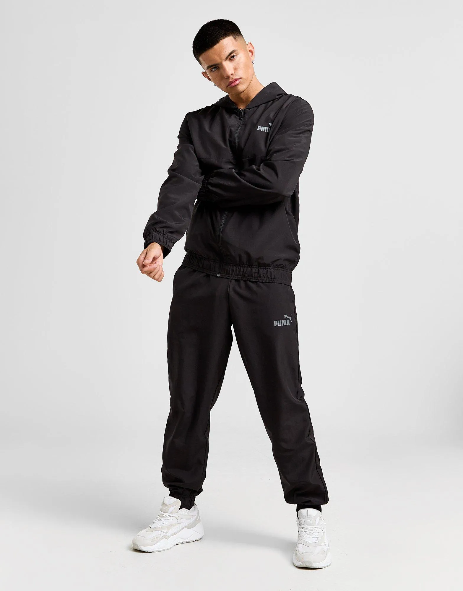 PUMA Chaqueta con capucha Core Woven Full Zip
