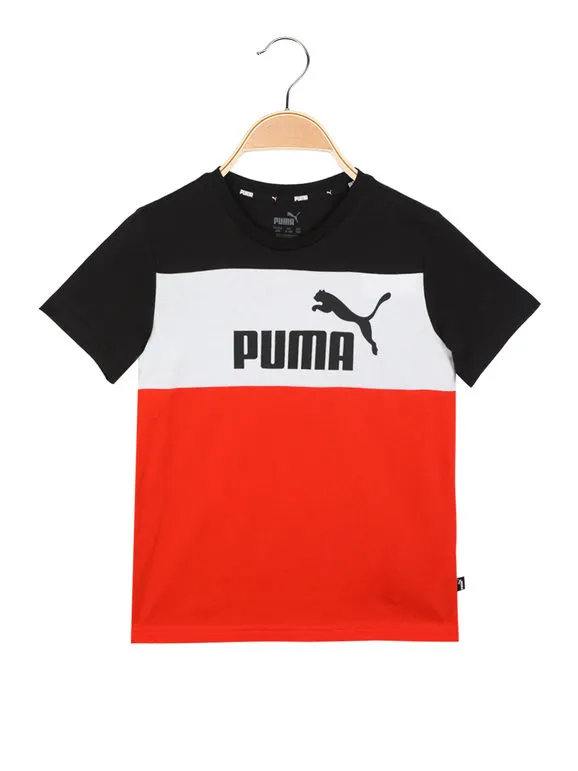 Puma ESS BLOCK TEE Camiseta deportiva para niño