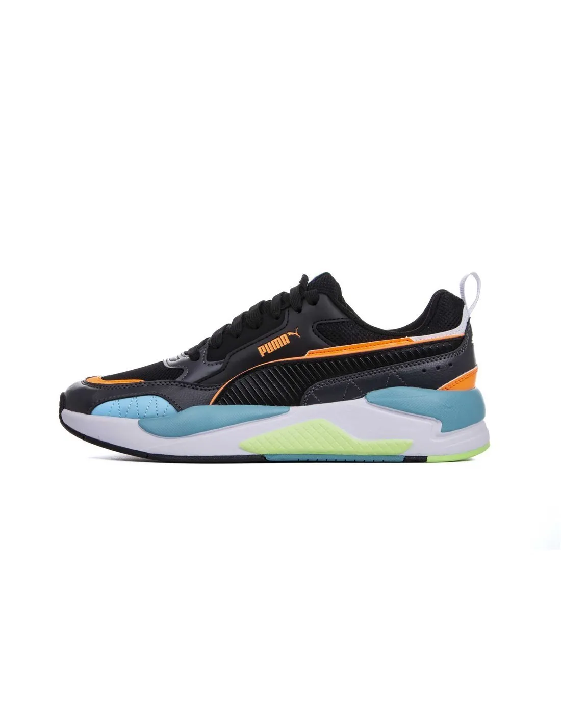 PUMA  ZAPATILLAS NEGRO Y MULTICOLOR X RAY 2 SQUARE HOMBRE