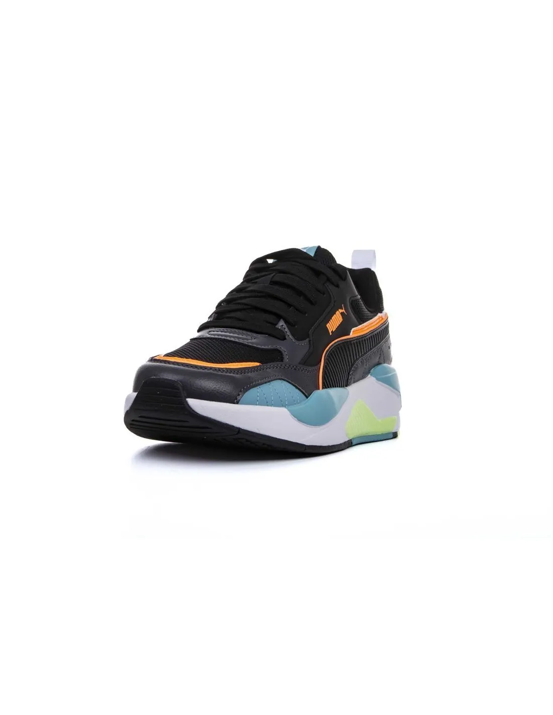 PUMA  ZAPATILLAS NEGRO Y MULTICOLOR X RAY 2 SQUARE HOMBRE