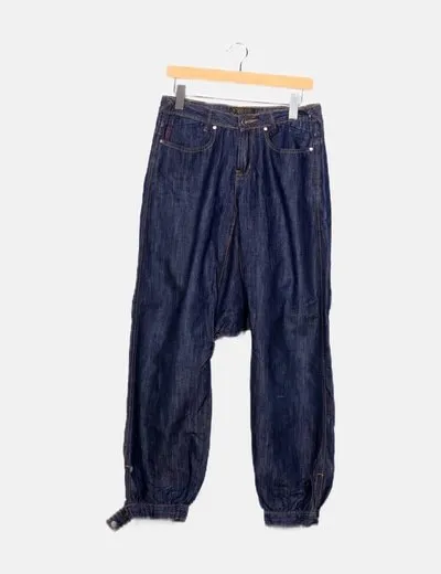 Redial Jeans oscuro slouchy