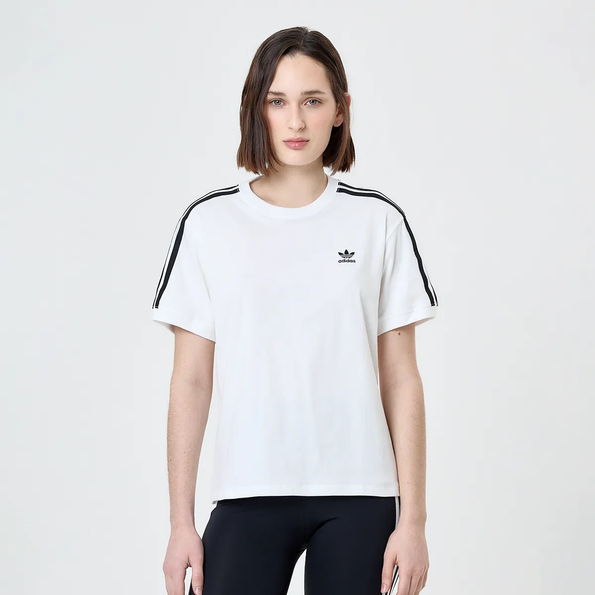 Remera adidas 3 Tiras Mujer Algodón