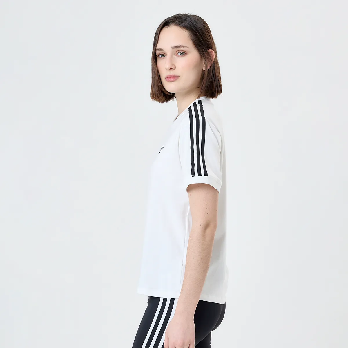 Remera adidas 3 Tiras Mujer Algodón