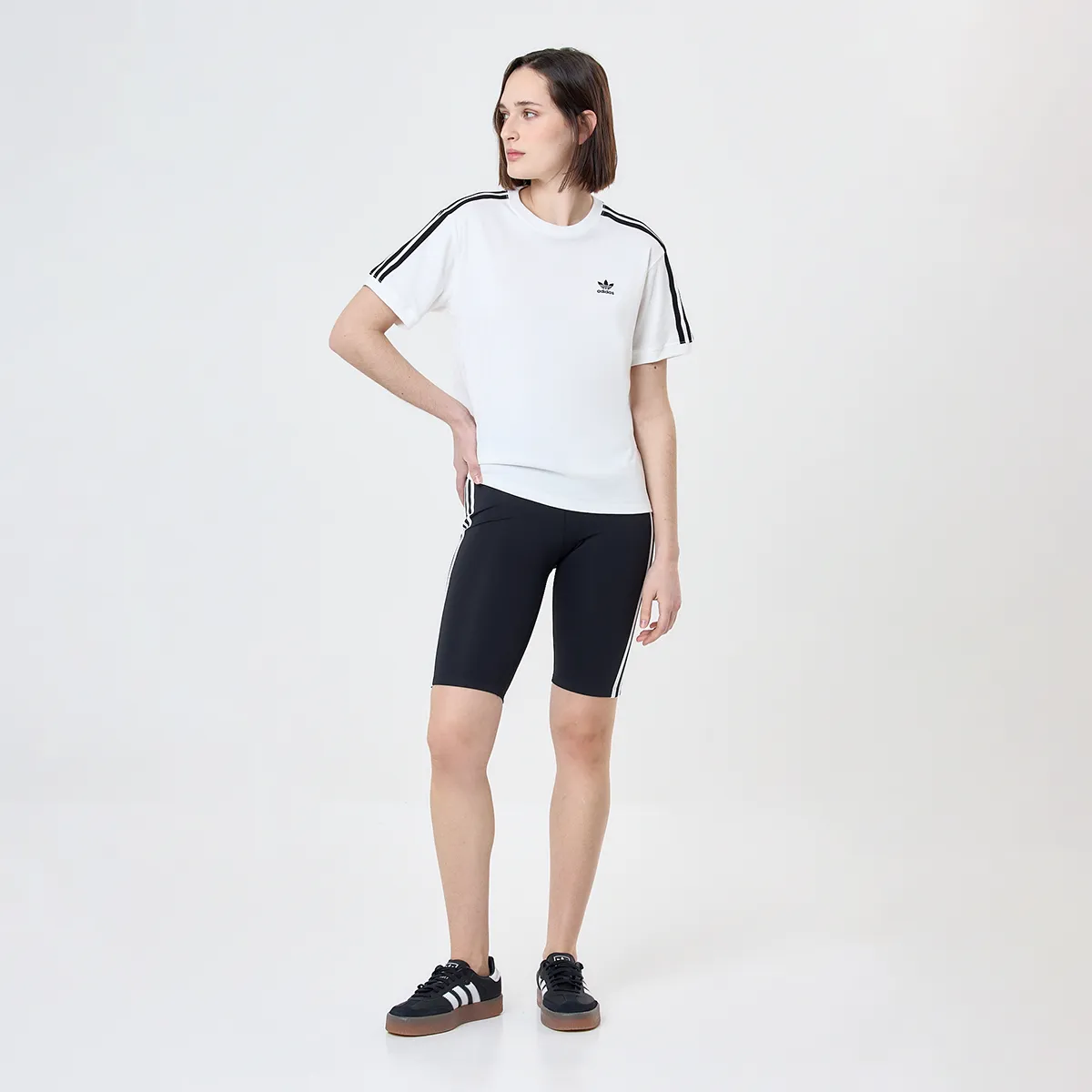 Remera adidas 3 Tiras Mujer Algodón