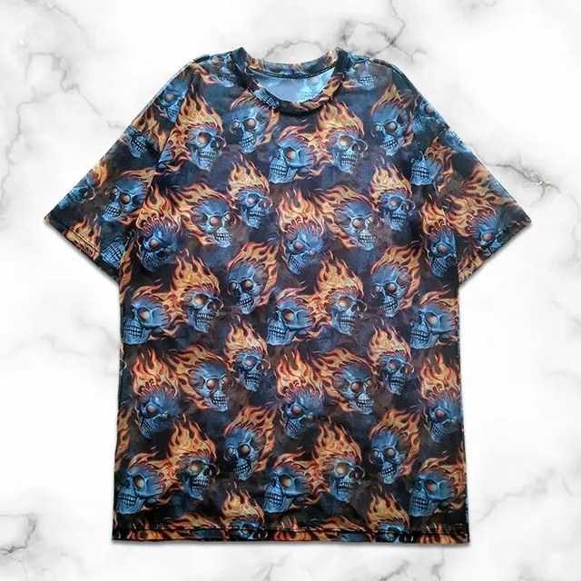 Remeron Tul Skull Flame
