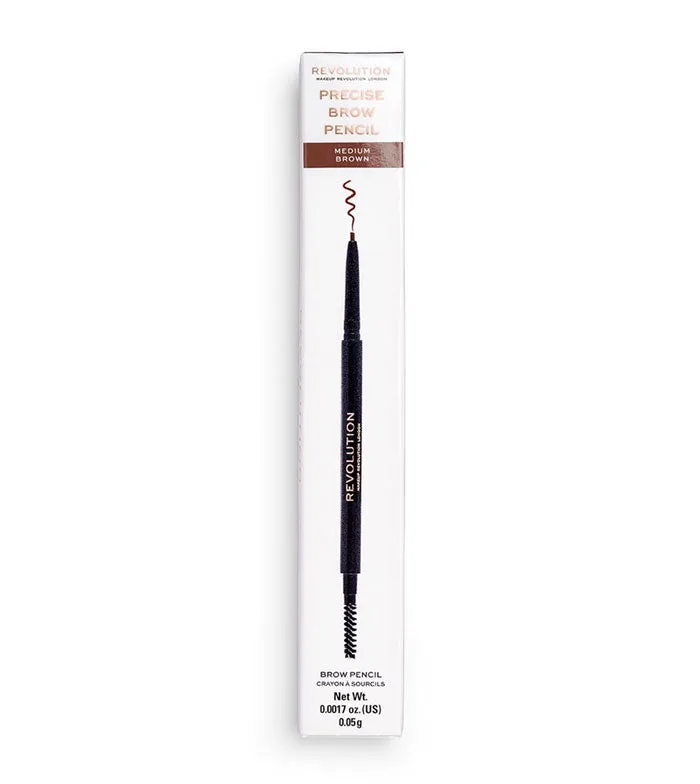 REVOLUTION  LáPIZ DE CEJAS PRECISE BROW PENCIL  MEDIUM BROWN