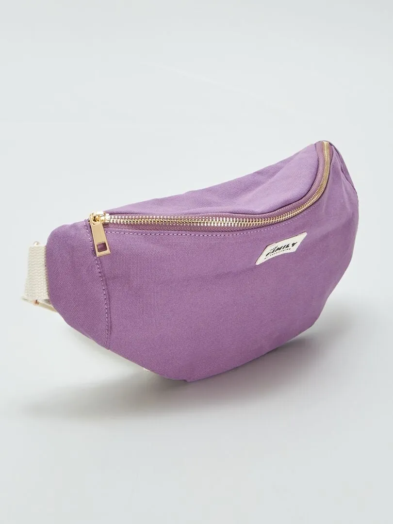 RIñONERA 'MY FAMILY MY EVERYTHING'  PURPURA