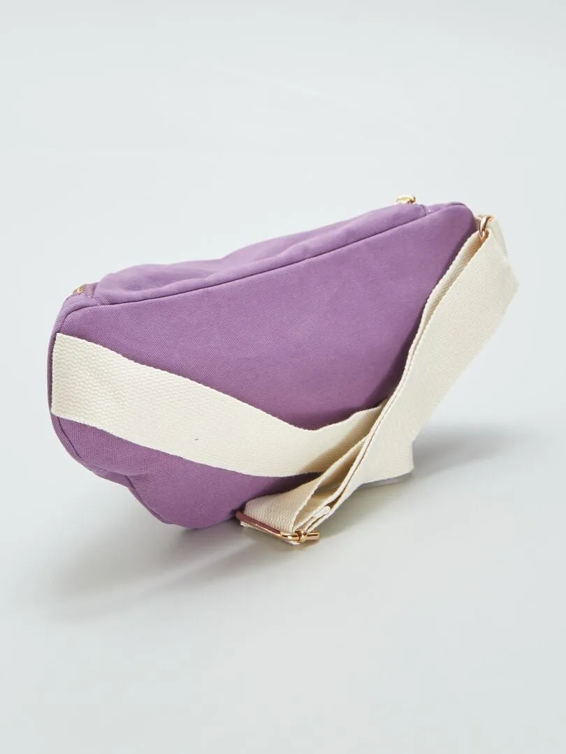 RIñONERA 'MY FAMILY MY EVERYTHING'  PURPURA