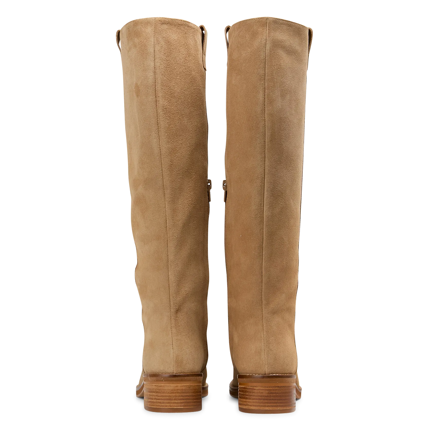 ROMANE  BOTAS ALTAS DE PIEL ATERCIOPELADA EN BEIGE