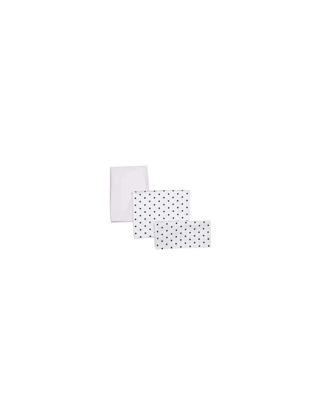 Sabana para Cuna 3 piezas de 70 Dots de Cambrass
