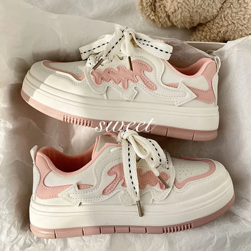 Sakura Pink Forest Series Little White White White White's 2024 Spring New High Beauty Student Sports Board Board Board Boa