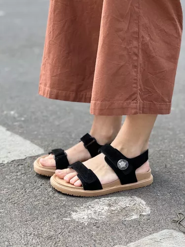SANDALIA DE MUJER BAJA ABROJO AJUSTABLE CóMODA MODA  ART430