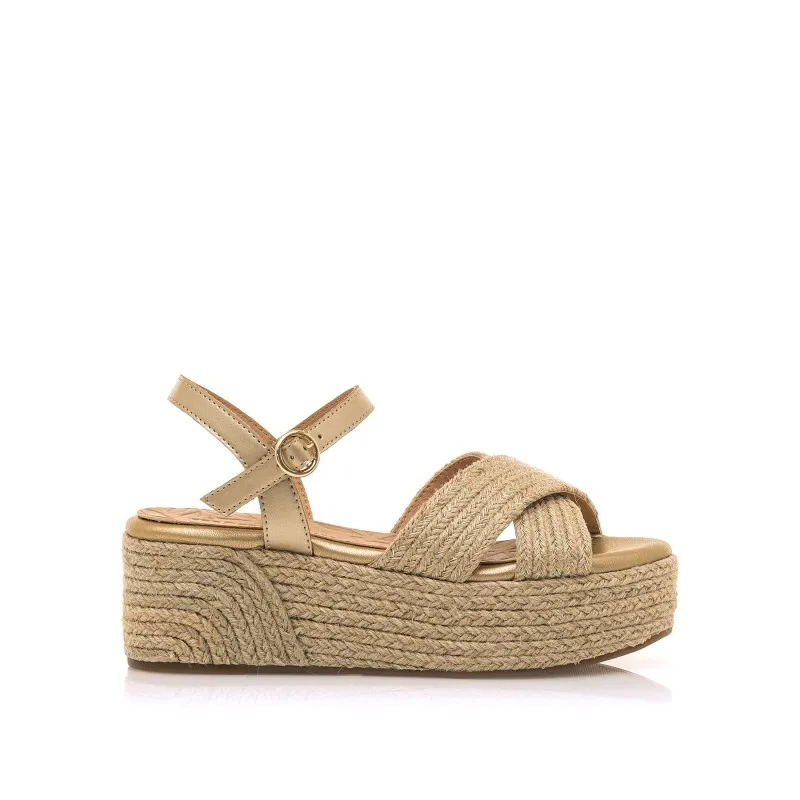 Sandalias Casual de Mujer MTNG AMAD Beige 56641
