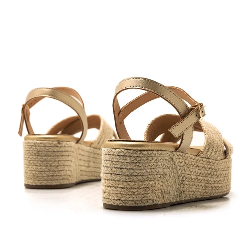 Sandalias Casual de Mujer MTNG AMAD Beige 56641