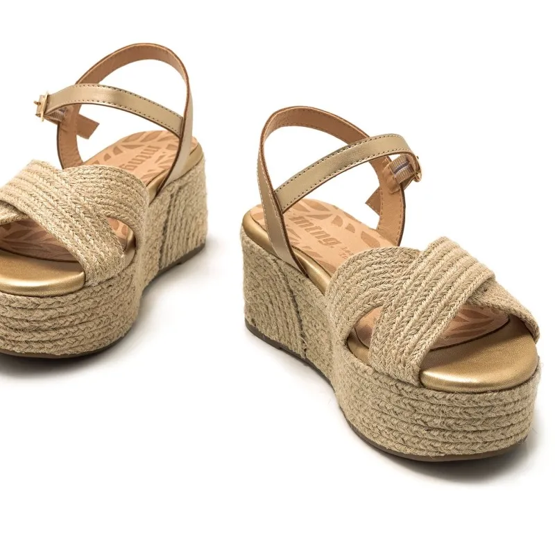 Sandalias Casual de Mujer MTNG AMAD Beige 56641