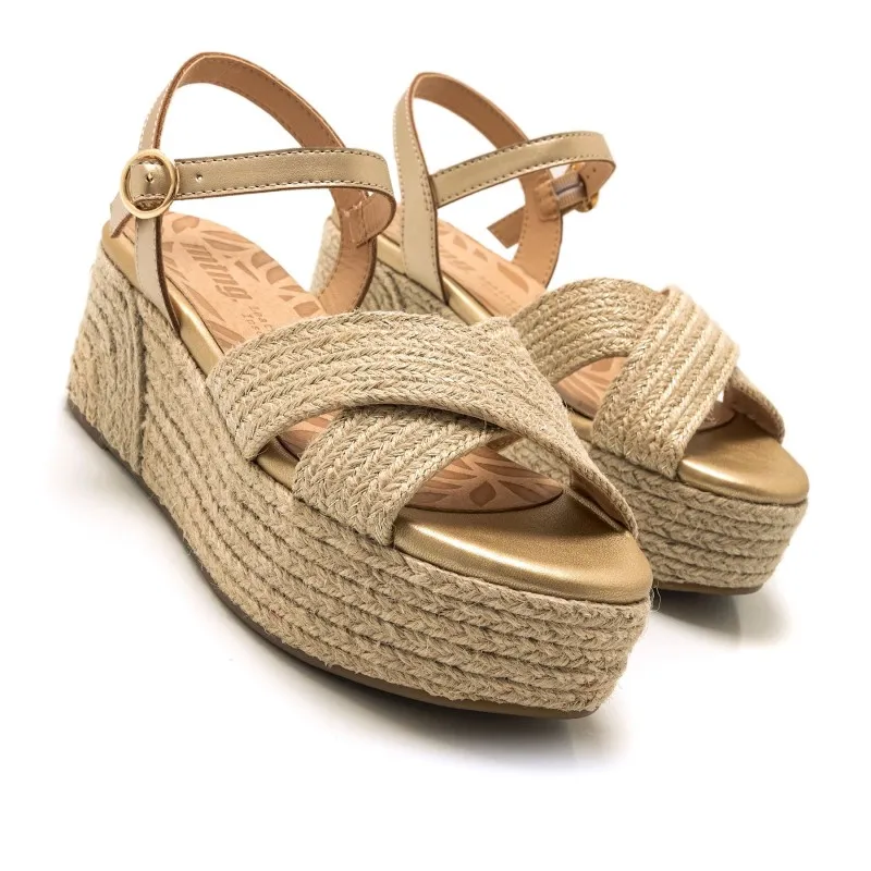 Sandalias Casual de Mujer MTNG AMAD Beige 56641