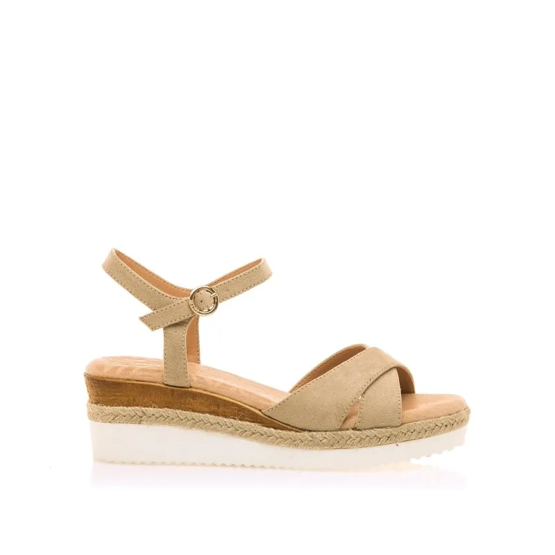 Sandalias Casual de Mujer MTNG ELIF Beige 56933