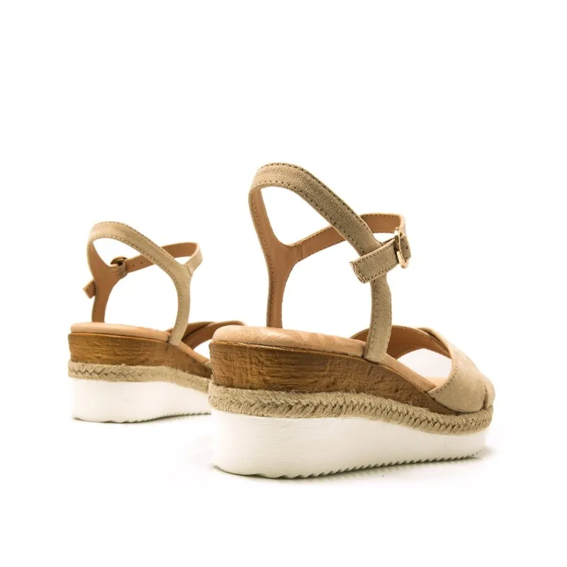 Sandalias Casual de Mujer MTNG ELIF Beige 56933