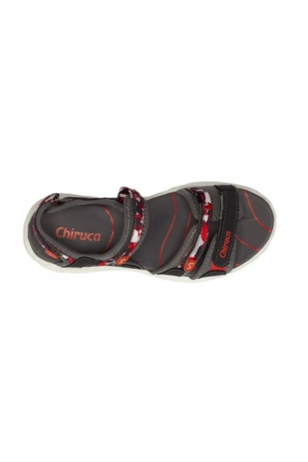 sandalias trekking chiruca yaiza 08 gris naranja 4485108